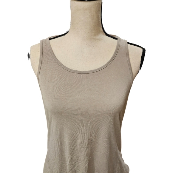 Women's Beige Sleeveless Top - Picture 6 of 10